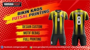 Konveksi Tempat Pembuatan Kaos Bola Futsal Full Print Di Kota Banyuwangi