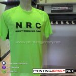 Pembuatan kaos Lari NRC