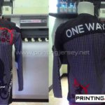 Pembuatan Baju Sepeda ONE WAY