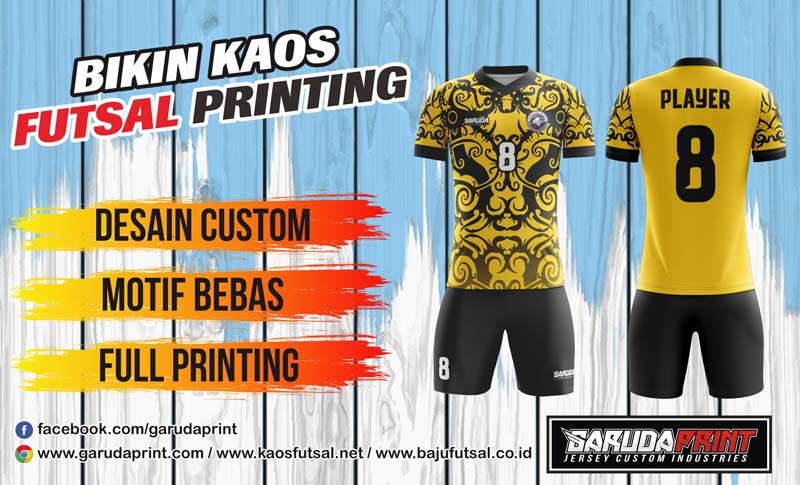 Vendor Konveksi Baju Futsal Printing Di Kota Magelang Harga Bersaing