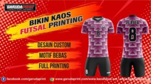 Tempat Koveksi Jersey Futsal Full Printing di Kota Temanggung