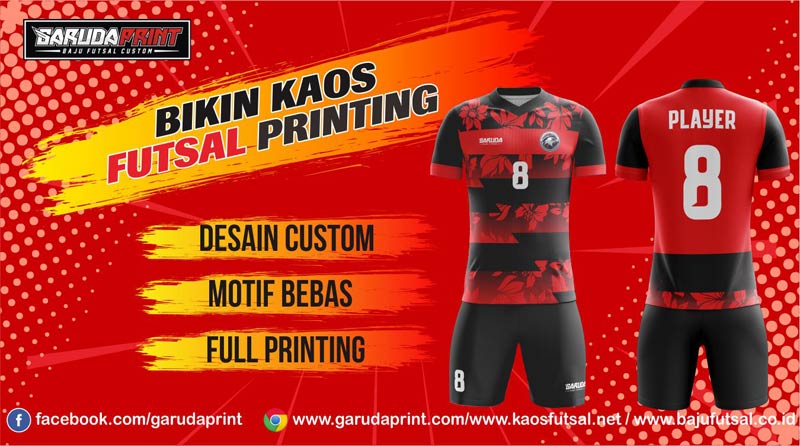 Pusat Bikin Baju Futsal Full Print di Kota Temanggung