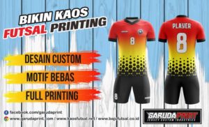 Jasa Pembuatan Jersey Futsal Printing Di Kota Surakarta
