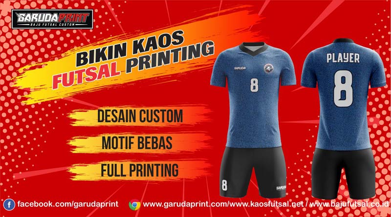 Jasa Pembuatan Baju Futsal Full Printing Di Kota Tulungangung