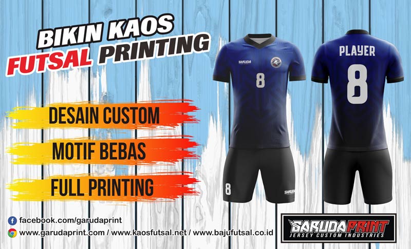 Bikin Kostum Futsal Printing Di Kota Mojokerto Gratis Desain