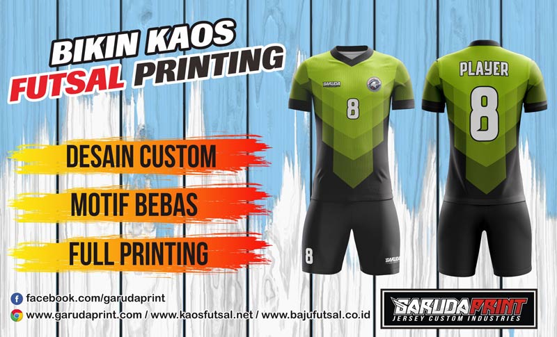 Printing Jersey Futsal Di Kota Batusangkar Semua Desain Bisa