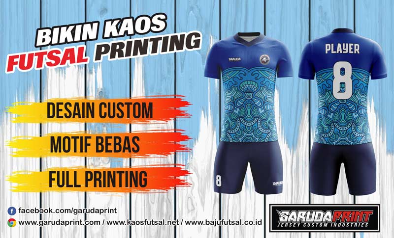Print Baju Futsal Di Kota Bukit Tinggi Gratis Desain