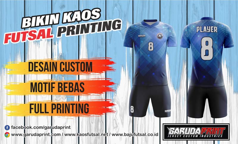 Print Baju Futsal Di Kota Lubuklinggau Gratis Desain Terbaru