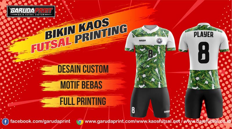 Printing Baju Futsal Di Kota Tuapejat Semua Desain Bisa