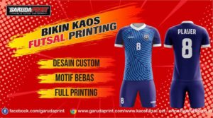 Print Baju Futsal Di Kota Tanjung Melayani Gratis Desain