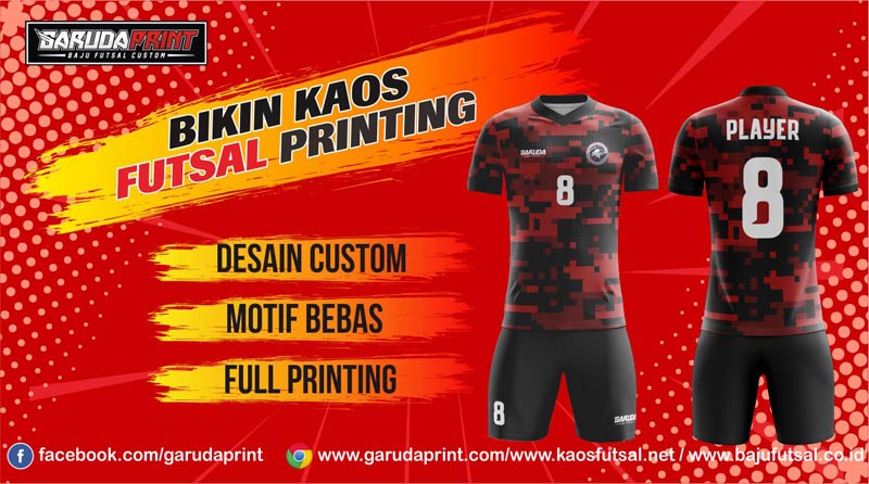 Print Baju Bola Futsal Di Kota Muaro Sijunjung Yang Bermutu Tinggi