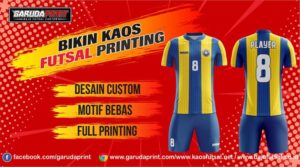 Print Baju Futsal Di Kota Sidikalang Desain Terbaru
