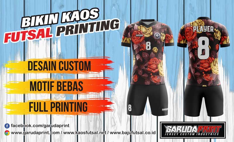 Print Kaos Futsal Di Kota Marabahan Semua Desain Bisa